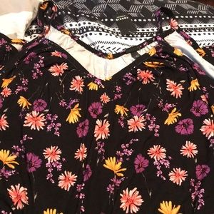 Floral jersey romper!